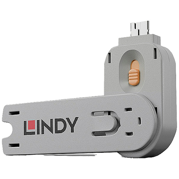 LINDY USB-A Port Schlüssel Orange 40623