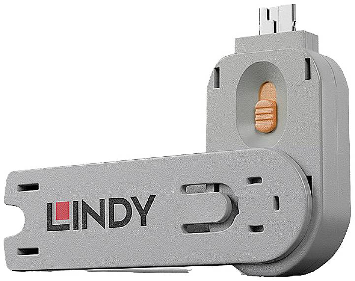 LINDY USB-A Port Schlüssel Orange 40623
