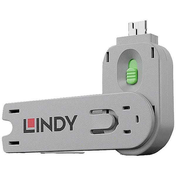 LINDY Clé pour bloqueur de port USB-A vert 40621