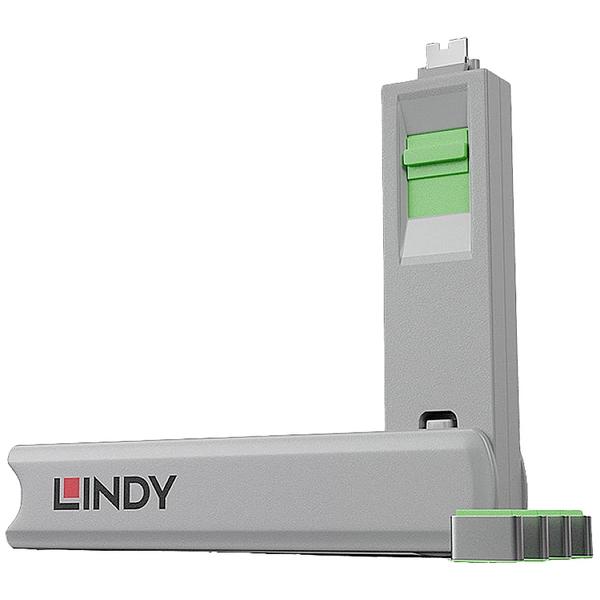 LINDY USB-C® Port Schloss 4er Set Grün inkl. 1 Schlüssel 40426 LINDY USB-C® Port Schloss 4er Set Grün inkl. 1 Schlüssel 40426