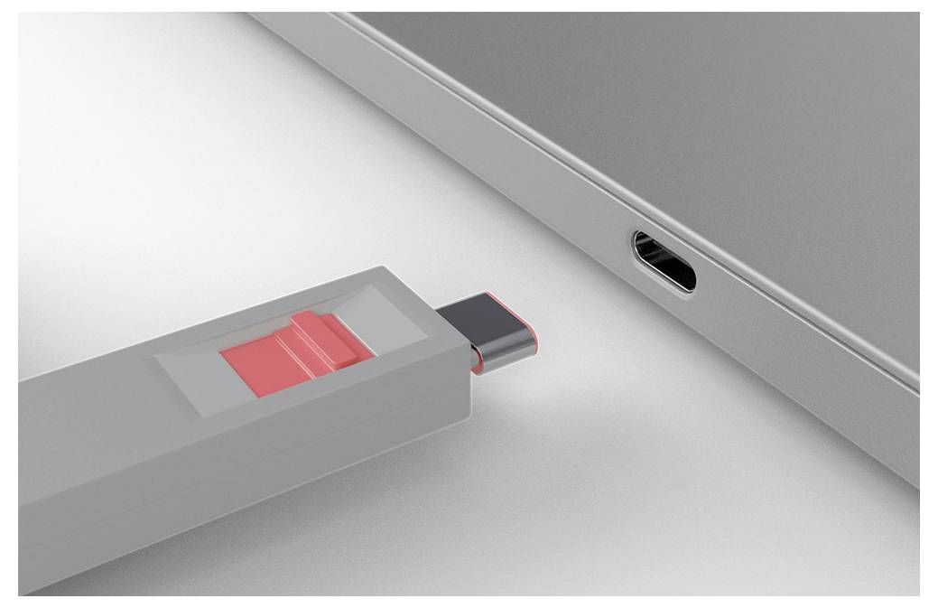 Vorderansicht eines HP-Desktop-Tower-PCs mit strukturiertem schwarzem Frontpanel, Netzschalter und mehreren USB-Anschlüssen.