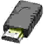 LINDY 41208 HDMI Adapter [1x HDMI-Stecker - 1x HDMI-Buchse C mini] Schwarz