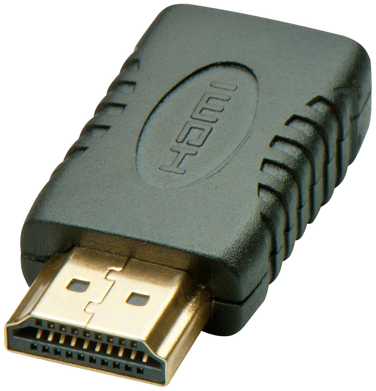 LINDY 41208 HDMI Adapter [1x HDMI-Stecker - 1x HDMI-Buchse C mini] Schwarz