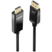 LINDY Anschlusskabel DisplayPort Stecker, HDMI-A Stecker 3.00 m Schwarz 40927 DisplayPort-Kabel