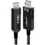 LINDY DisplayPort / HDMI / Glasfaser Adapterkabel DisplayPort Stecker, HDMI-A Stecker 50.00 m Schwa