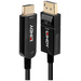 LINDY DisplayPort / HDMI / Glasfaser Adapterkabel DisplayPort Stecker, HDMI-A Stecker 10.00 m Schwa