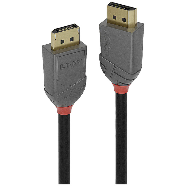 LINDY Anschlusskabel DisplayPort Stecker, DisplayPort Stecker 15.00 m Schwarz 36487 DisplayPort-Kab