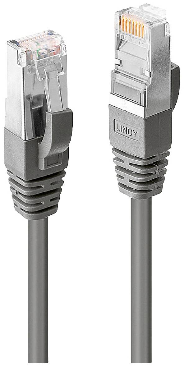 LINDY 47217 RJ45 Netzwerkkabel, Patchkabel CAT 6 S/FTP 10.00m Anthrazit 1St.