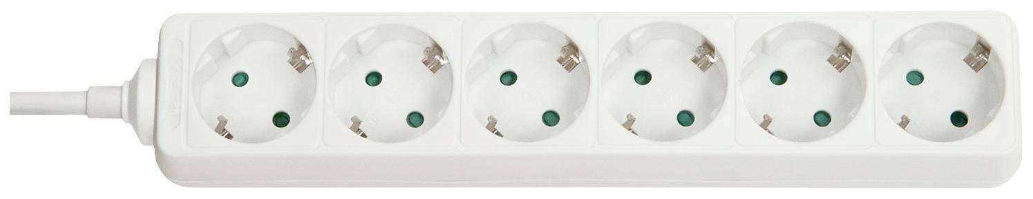LINDY 73102 Steckdosenleiste 6fach Weiß Schutzkontakt 1 St.