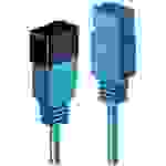 LINDY Strom Verlängerungskabel [1x Kaltgeräte-Buchse C19 - 1x Kaltgeräte-Stecker C20] 3.00m Blau