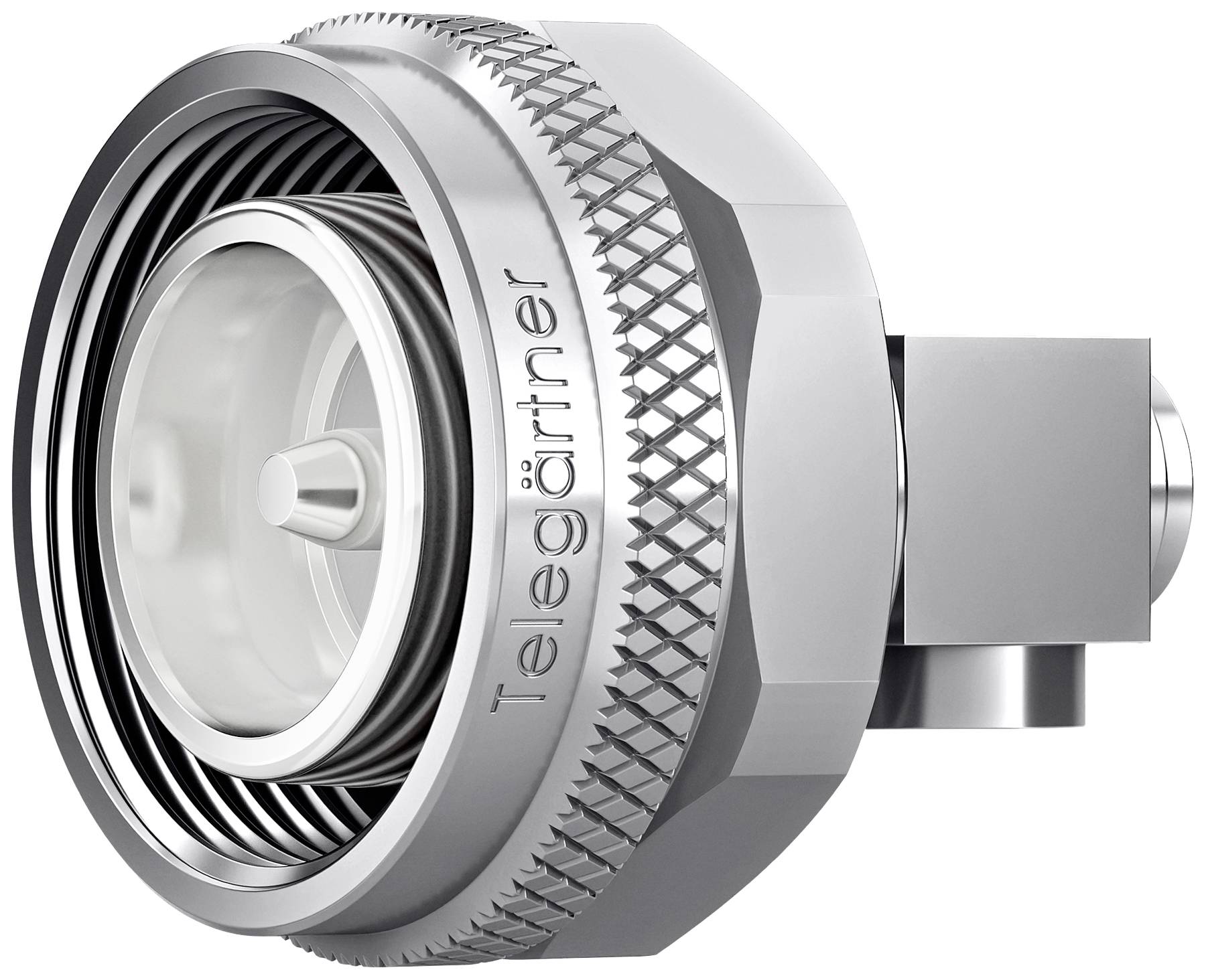 Telegärtner 100025203 100025203 4.3-10 Steckverbinder Stecker, gewinkelt 1St.