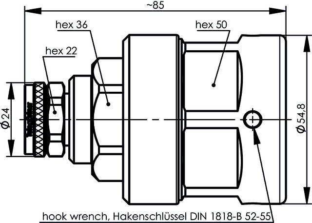 Telegärtner 100025205 100025205 4.3-10 Steckverbinder 1St.