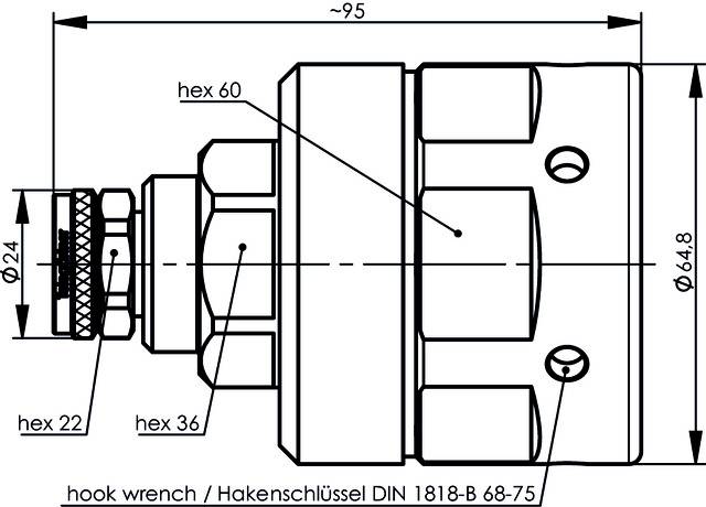 Telegärtner 100025206 100025206 4.3-10 Steckverbinder 1St.