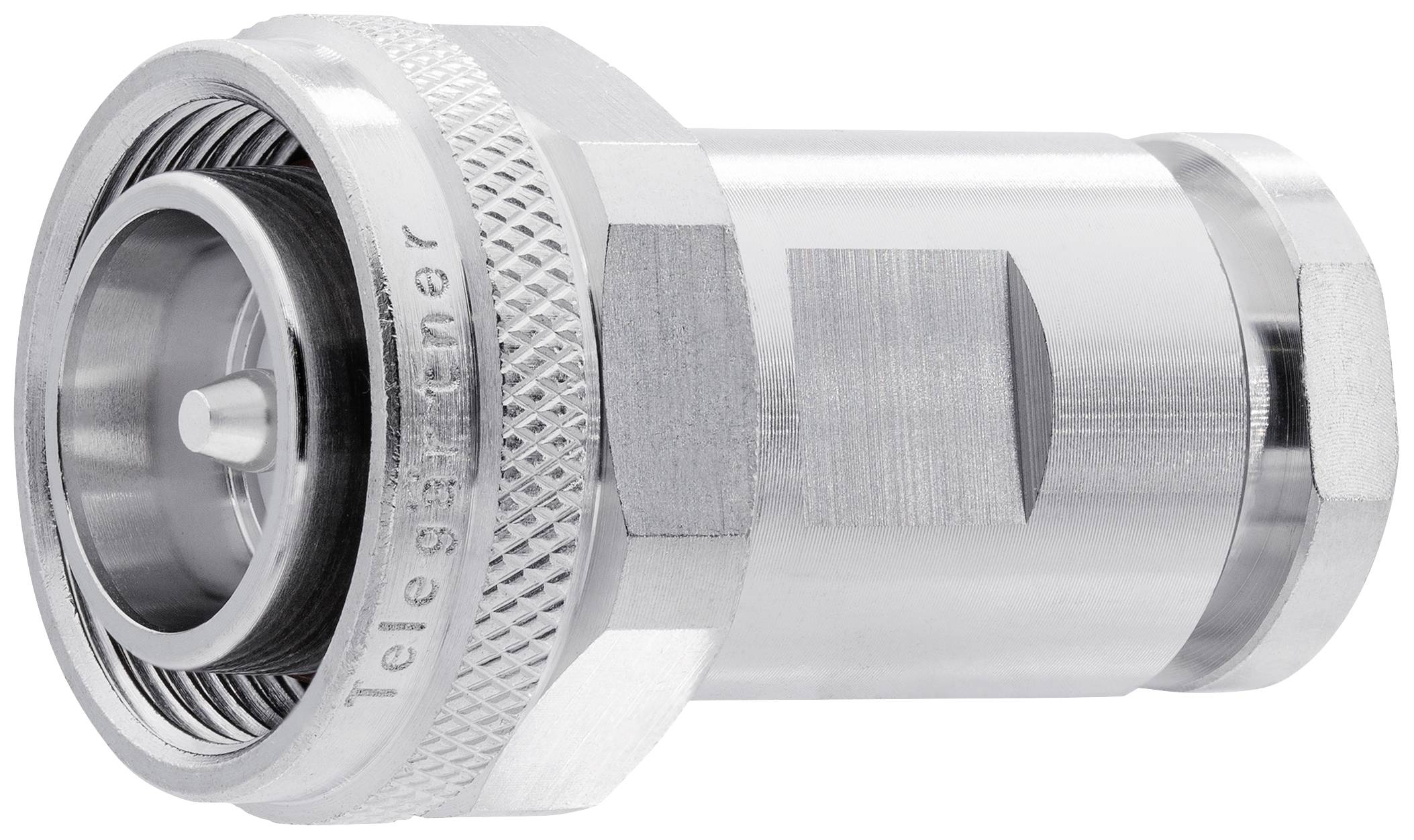 Telegärtner 100025188 100025188 4.3-10 Steckverbinder Stecker, gerade 50Ω 1St.