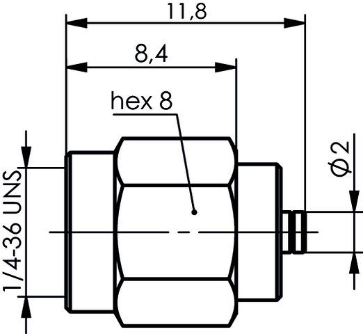 Telegärtner 100024814 100024814 SMA-Adapter SMA-Stecker - UMTC Buchse 1St.