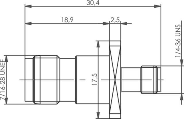 Telegärtner 100023874 100023874 TNC-Adapter TNC-Buchse - SMA-Buchse 1St.