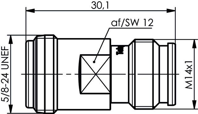 Telegärtner 100024193 100024193 N-Adapter N-Buchse - 1St.