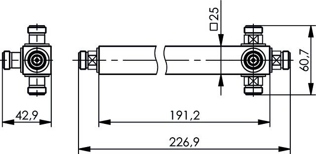 Telegärtner 100024292 100024292 N Power Splitter 1St.