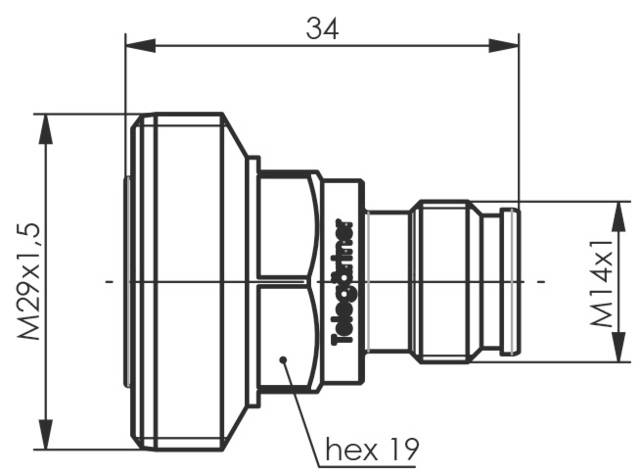 Telegärtner 100024513 100024513 7-16-Adapter 7-16-DIN-Buchse - 1St.