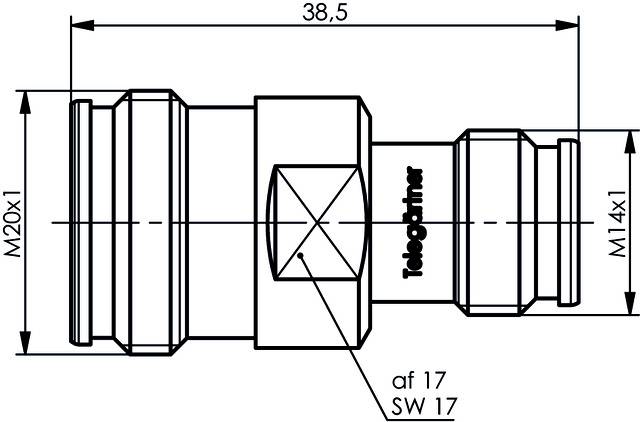 Telegärtner 100025332 100025332 4.3-10 Adapter 4.3-10-Buchse - 1St.