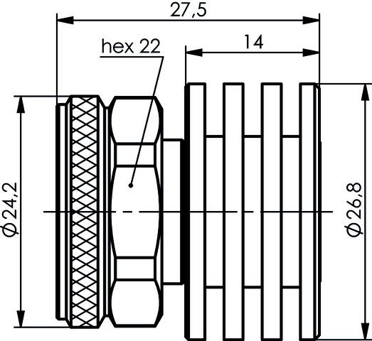 Telegärtner 100025352 100025352 Abschlusswiderstand 1St.