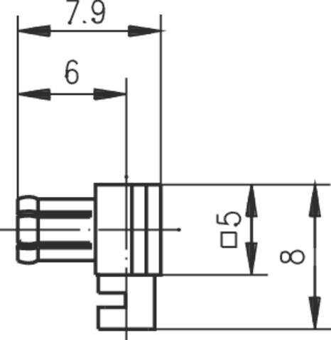 Telegärtner 100024980 100024980 MCX-Steckverbinder Stecker, gewinkelt 50Ω 1St.