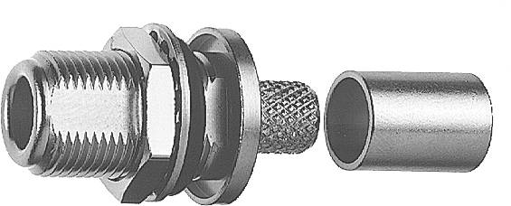 Telegärtner 100024092 100024092 N-Steckverbinder Kupplung, gerade 50Ω 1St.