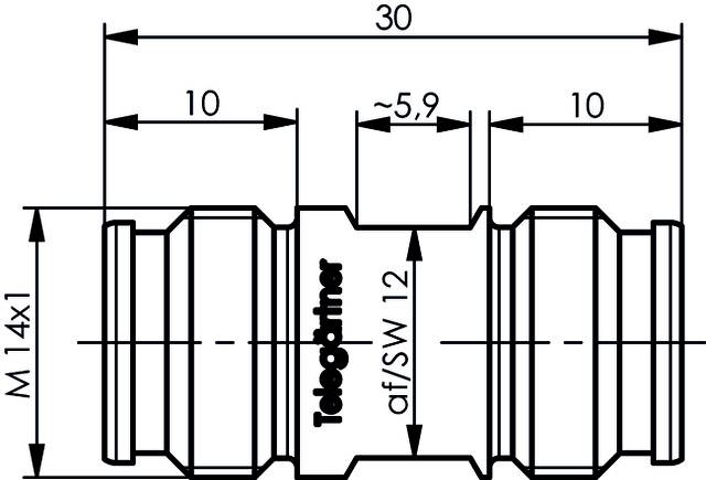 Telegärtner 100025517 100025517 2.2-5 Steckverbinder 1St.