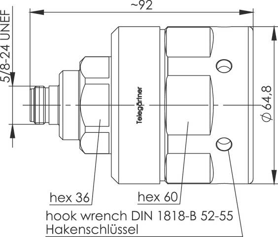 Telegärtner 100024078 100024078 N-Steckverbinder Kupplung, gerade 50Ω 1St.