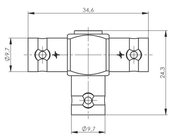 Telegärtner 100023606 100023606 BNC-Steckverbinder Buchse 75Ω 1St.