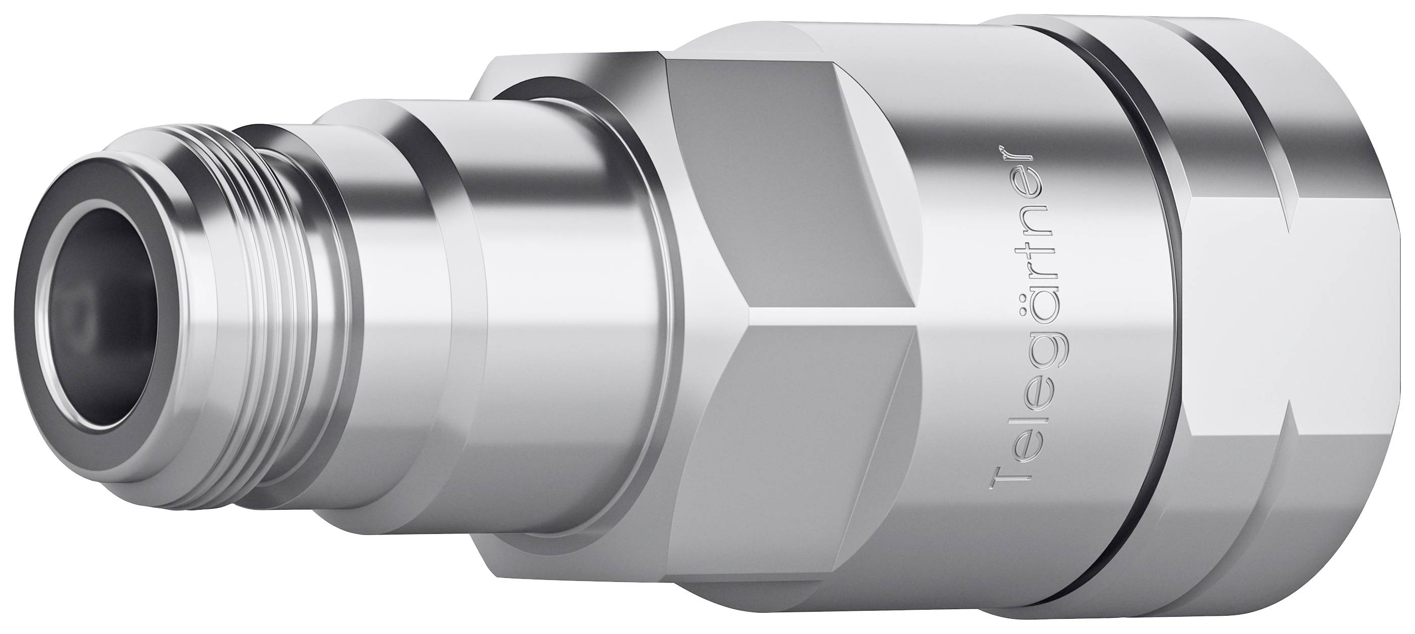 Telegärtner 100024070 100024070 N-Steckverbinder Kupplung, gerade 50Ω 1St.