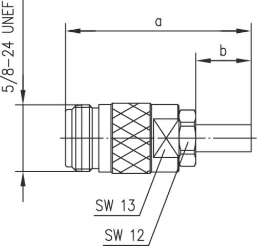 Telegärtner 100024098 100024098 N-Steckverbinder Kupplung, gerade 50 Ω 1 St.