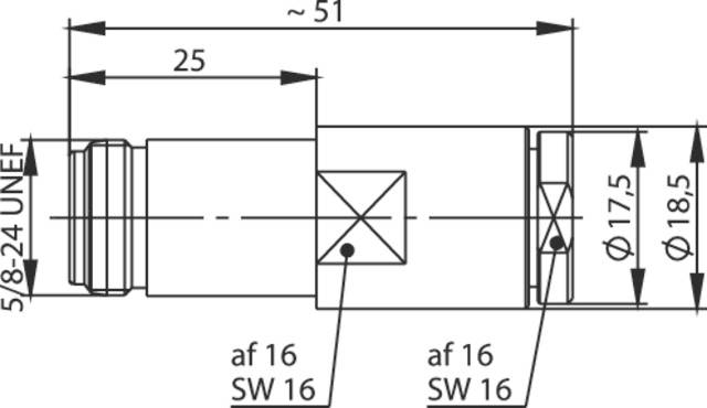 Telegärtner 100024038 100024038 N-Steckverbinder Kupplung, gerade 50Ω 1St.
