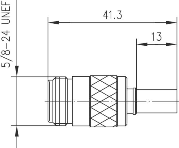 Telegärtner 100024054 100024054 N-Steckverbinder Kupplung, gerade 50Ω 1St.