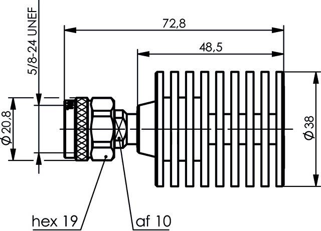 Telegärtner 100024173 100024173 Abschlusswiderstand 1St.