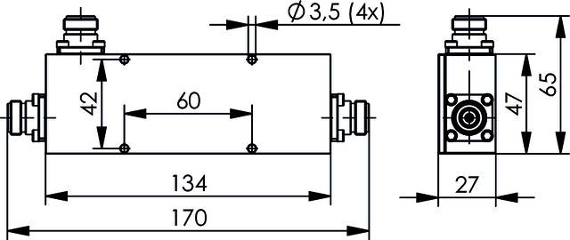 Telegärtner 100024126 100024126 N Power Splitter 1St.