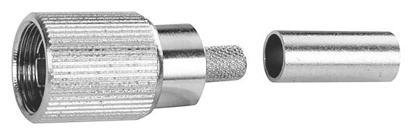 Telegärtner 100024369 100024369 1.6, 5.6-Koaxial-Steckverbinder Stecker, gerade 50 Ω 1 St.