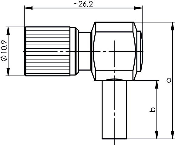 Telegärtner 100024375 100024375 N-Steckverbinder Stecker, gewinkelt 50 Ω 1 St.