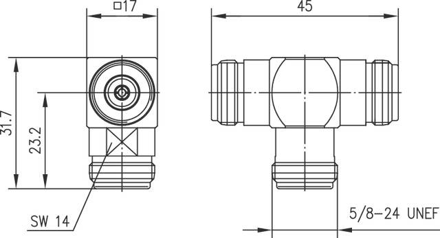 Telegärtner 100024151 100024151 N-Steckverbinder 50Ω 1St.