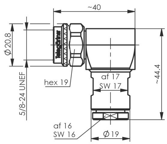 Telegärtner 100023948 100023948 N-Steckverbinder 1St.