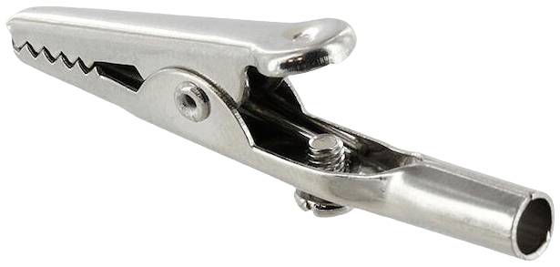 Econ connect AK40M Abgreifklemme Silber Klemmbereich max.: 10mm Bulk