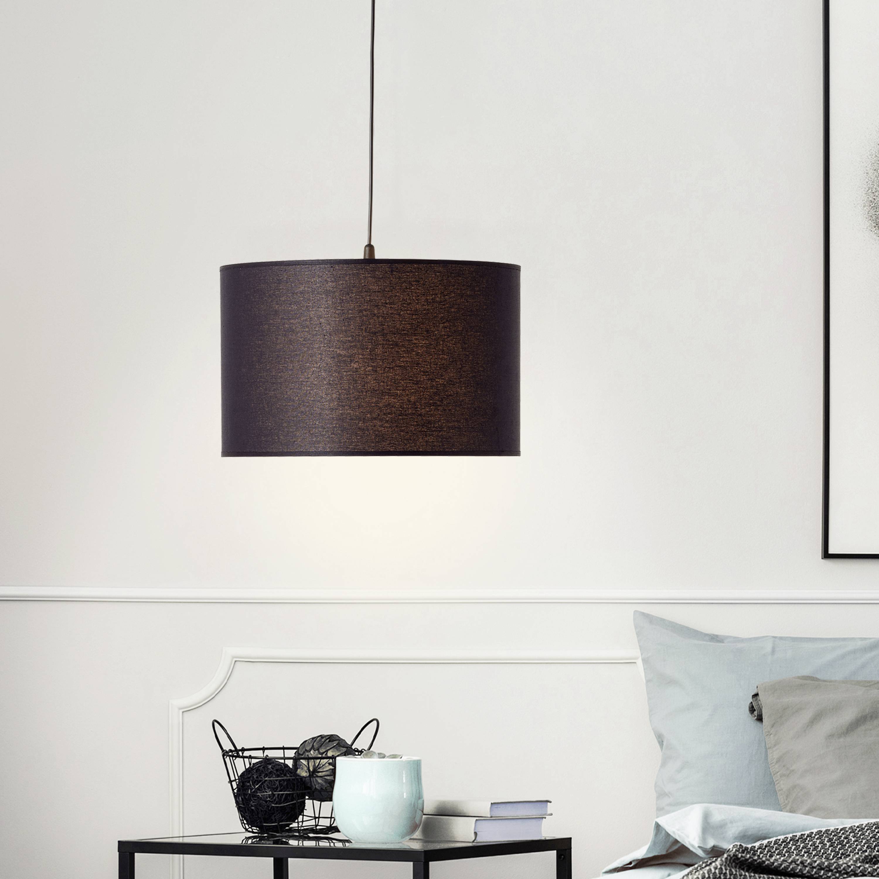 Brilliant Esher 99652/06 Pendelleuchte E27 Schwarz