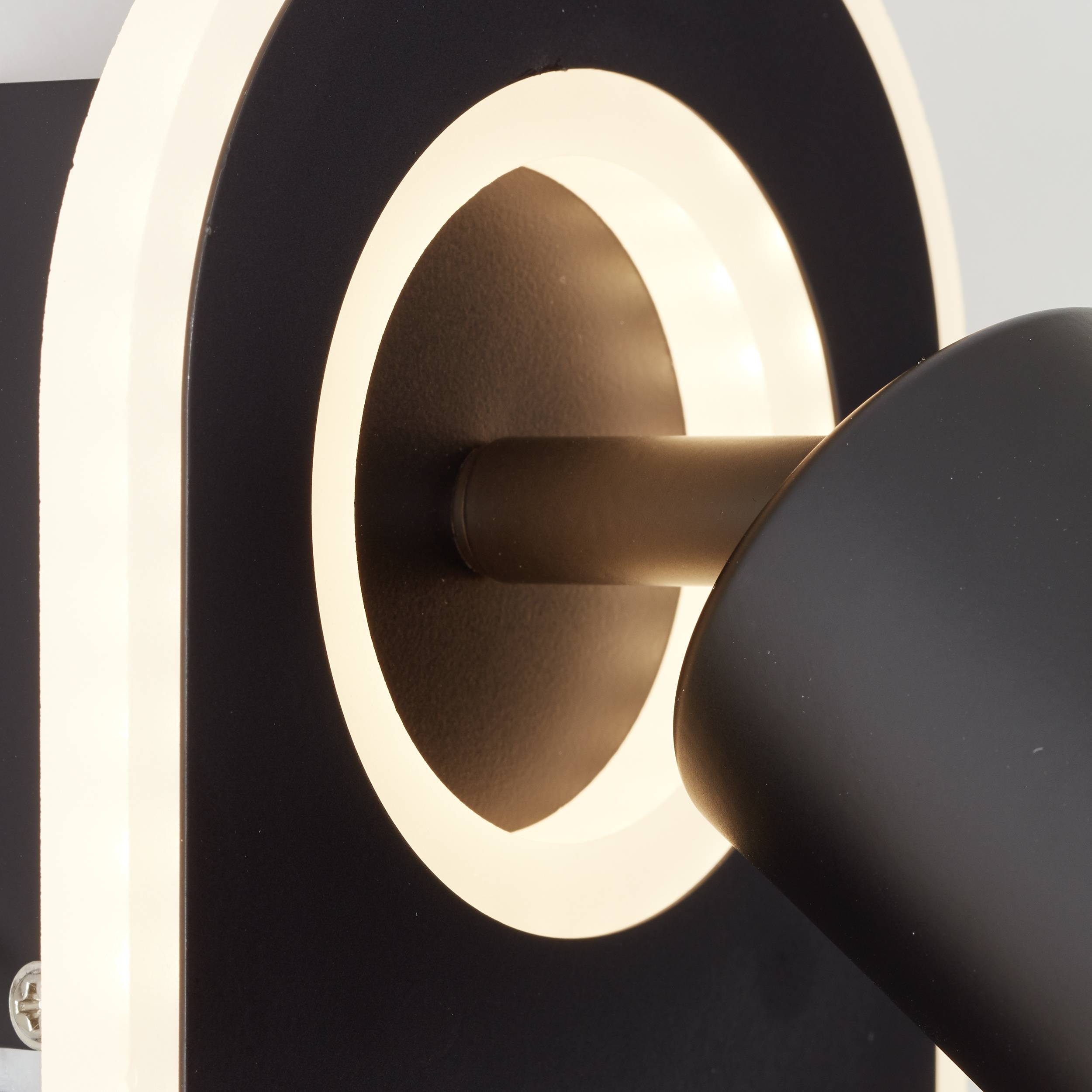 Brilliant Kimon G99556/06 LED-Wandstrahler GU10 Schwarz