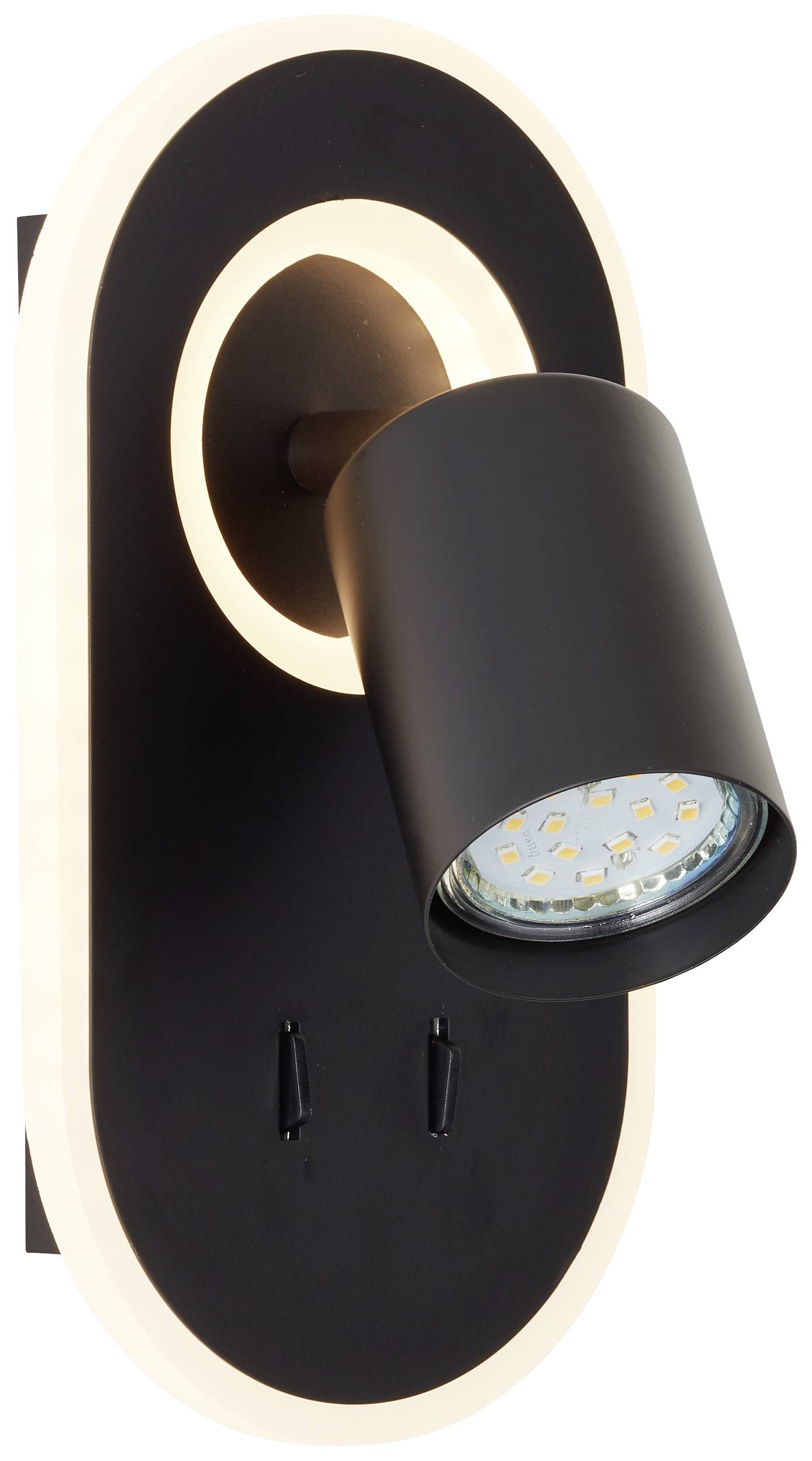 Brilliant Kimon G99556/06 LED-Wandstrahler GU10 Schwarz