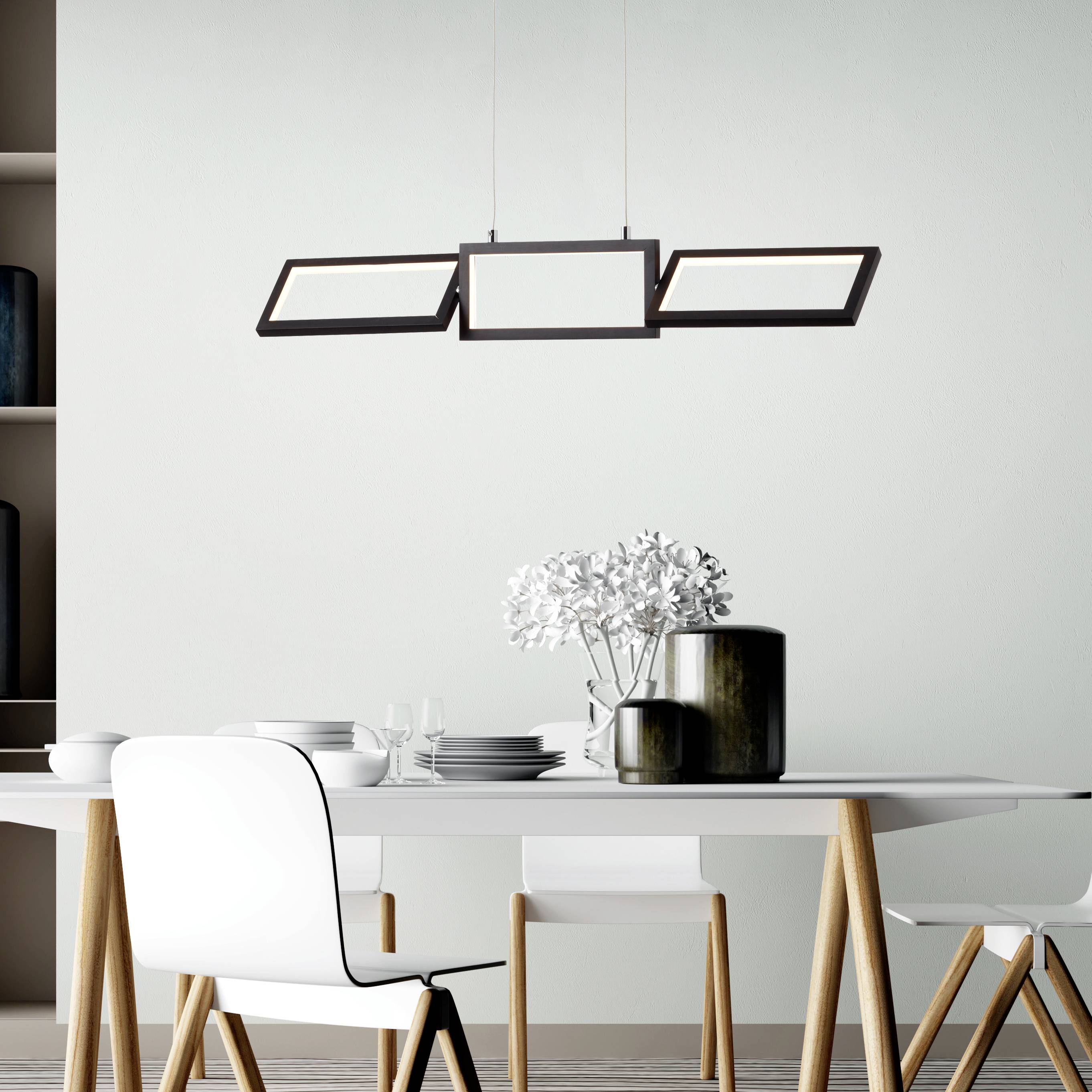 Brilliant Ranut G99495/06 LED-Pendelleuchte LED 11.3W Schwarz