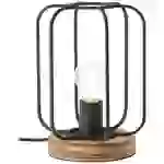 Brilliant Tosh 93147/66 Tischlampe E27 Holz (dunkel), Schwarz (korund) Brilliant Tosh 93147/66 Tischlampe E27 Holz (dunkel), Schwarz (korund)