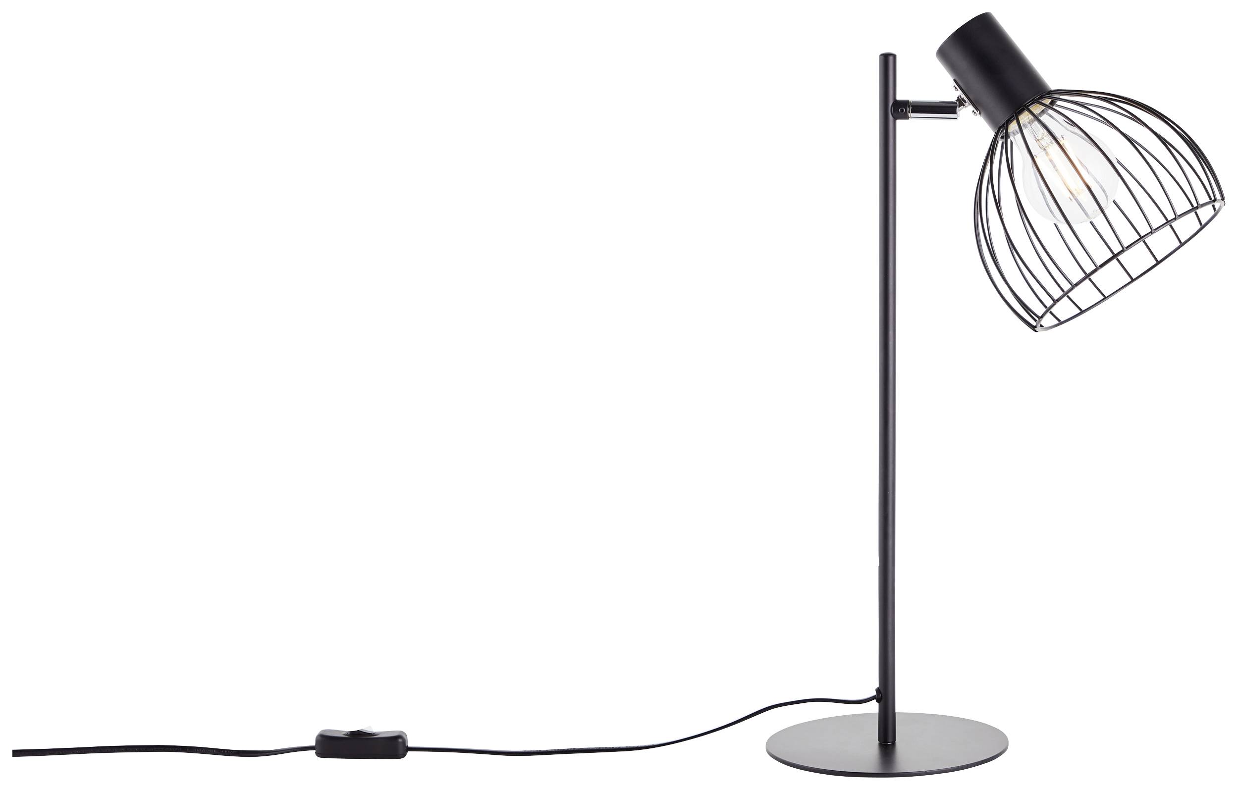 Brilliant Blacky 93084/06 Tischlampe E27 Schwarz (matt)
