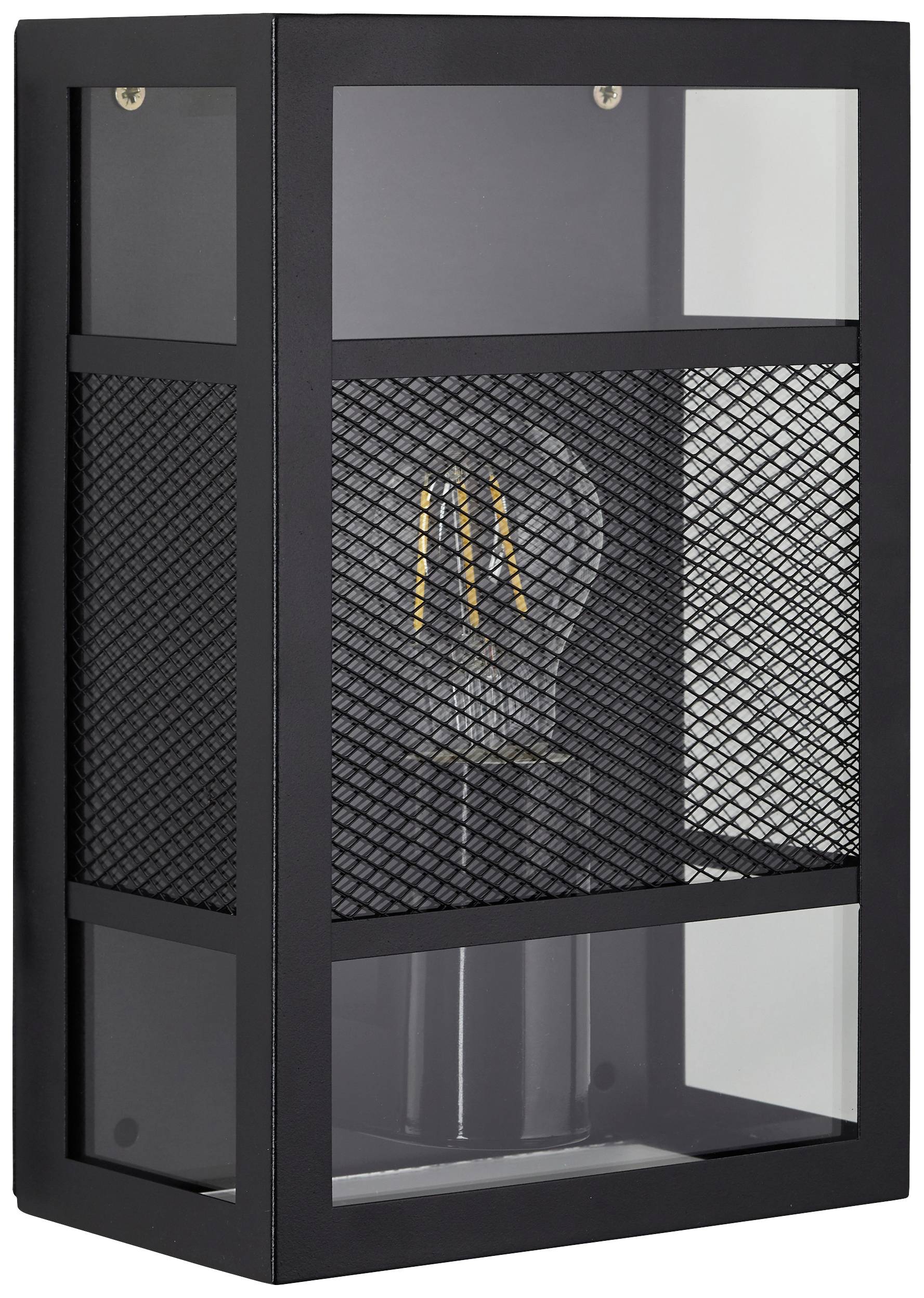 Brilliant Getta 96409/06 Außenwandleuchte E27 Schwarz