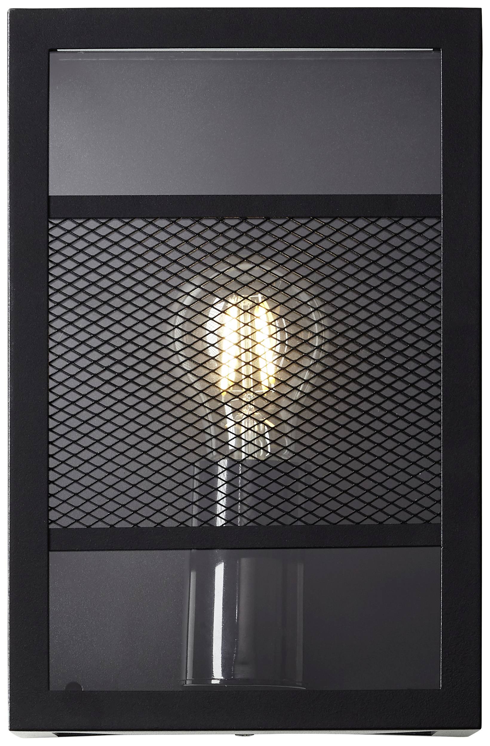 Brilliant Getta 96409/06 Außenwandleuchte E27 Schwarz