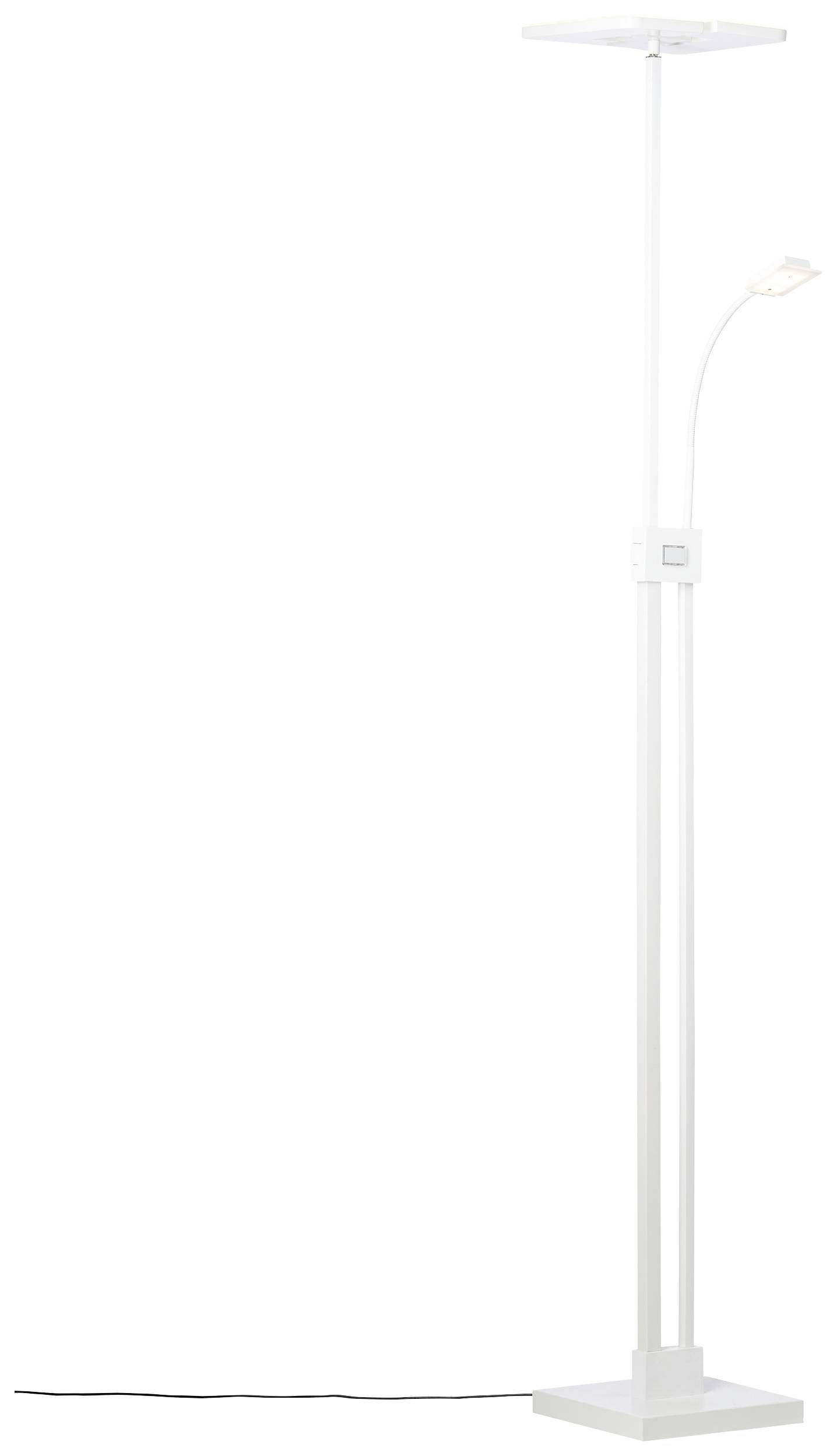 Brilliant Forrester LED-Deckenfluter mit Leselampe LED 26W Weiß